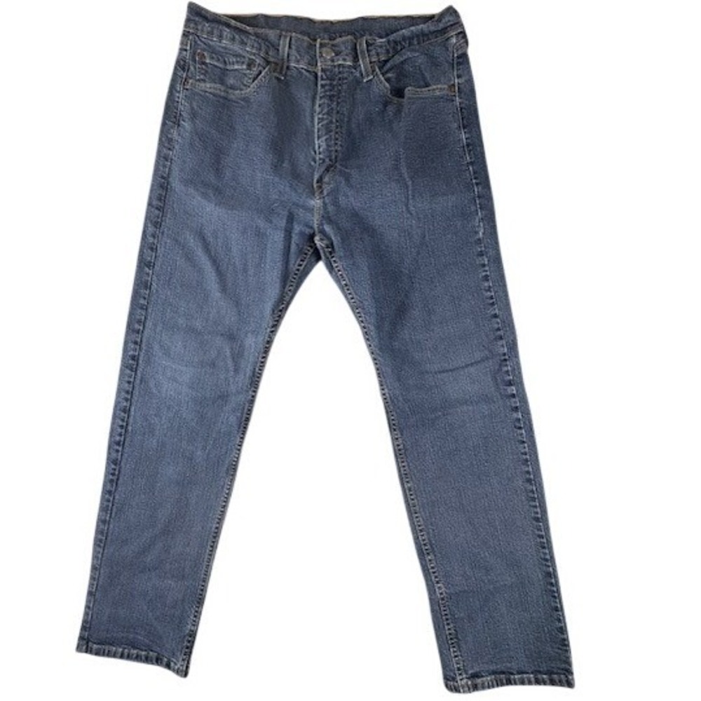 Levi's Jeans Men's 32x29 505 Regular Fit Straight Leg Medium Wash Blue Denim